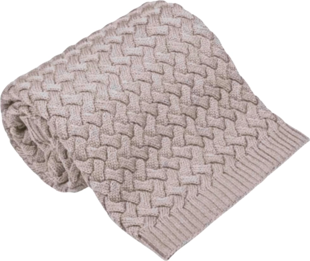 NANNA merino odeja Fluffy bež