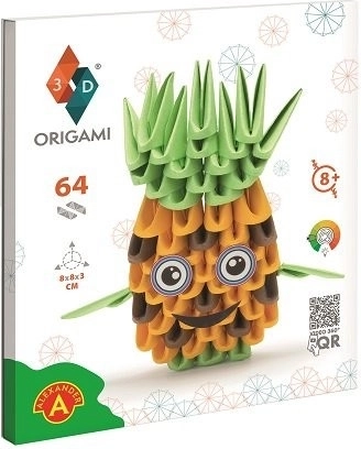 Zabavni 3D origami set – Ananas za otroke