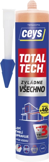 Univerzalno lepilo in tesnilo 290 ml CEYS Total Tech terakota