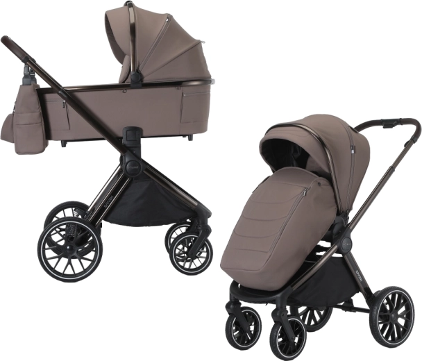 Adamex Spark 2in1 combination stroller Chocolate Fango