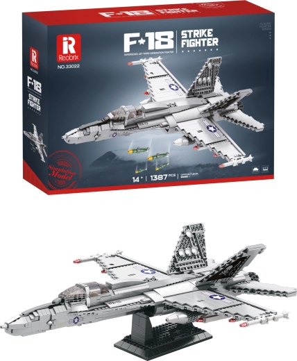 Komplet za sestavljanje lovskega letala F-18 – 1387 delov