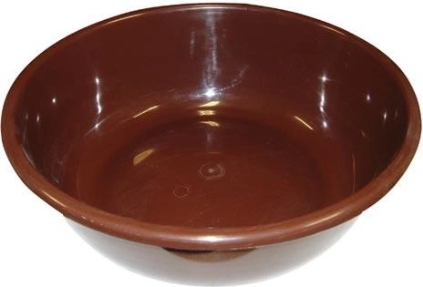 Plastično umivalno korito 42,5 cm rjavo