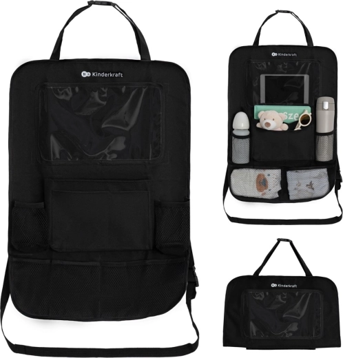 Kinderkraft avtomobilski organizator 2v1 Black