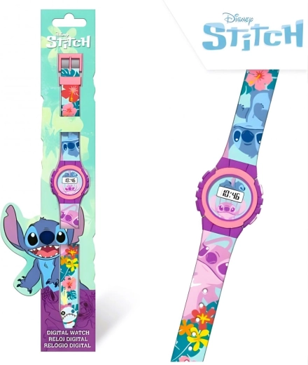 Digitalna silikonska ura Lilo in Stitch – 1 kos
