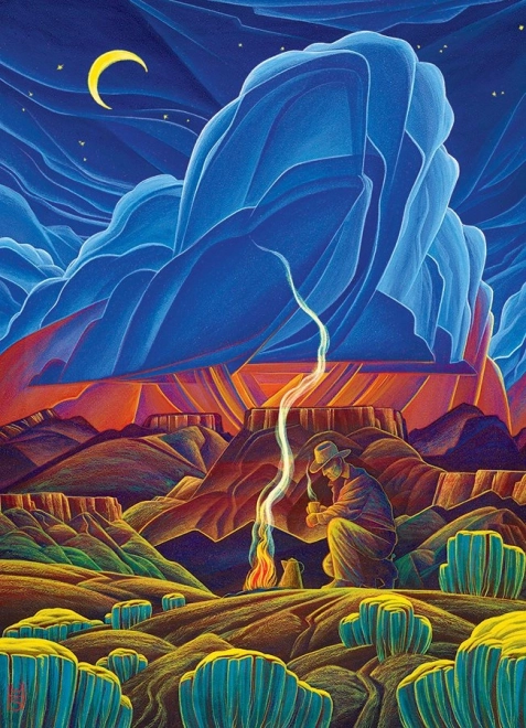 Uganka Vso noč 1000 kosov od cobble hill