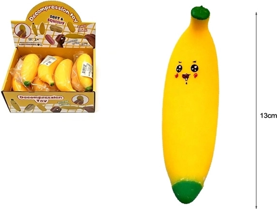 Banana anti-stress squishy - 1 piece