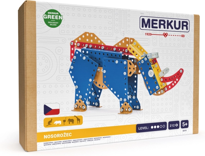 Merkur Zoo – nosorog, 212 delov