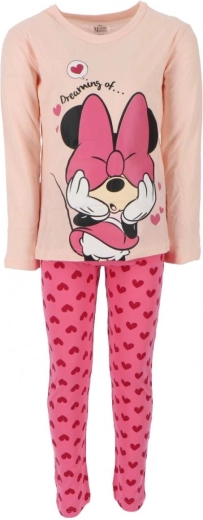 Disney Minnie pižama z dolgimi rokavi