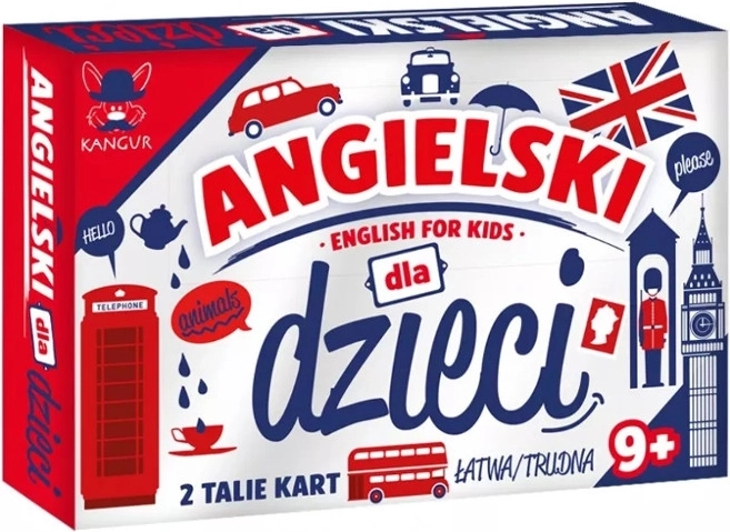 Angleščina za otroke 9+ – izobraževalna kartna igra