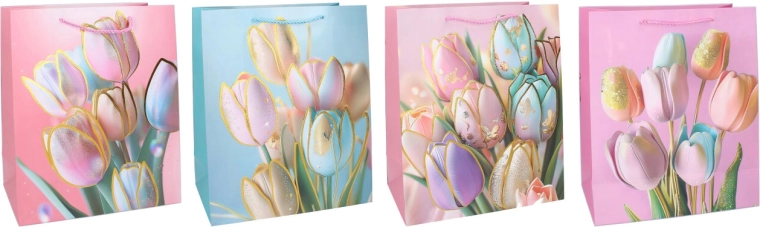 Darilna vrečka M 32 × 26 × 10 cm – celoletna