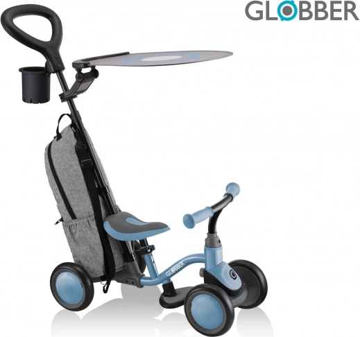 Globber poganjalec 3v1 Deluxe - Learning Bike 3in1 Deluxe - Ash Blue