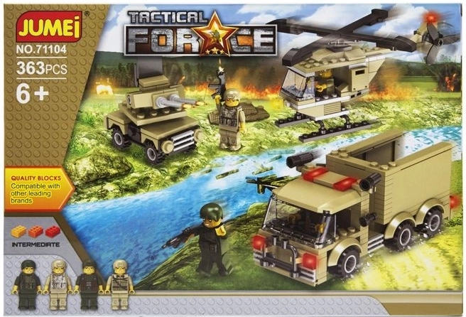 Gradbeni komplet Jumei Tactical Force – taktične enote, 363 delov - 1 kos