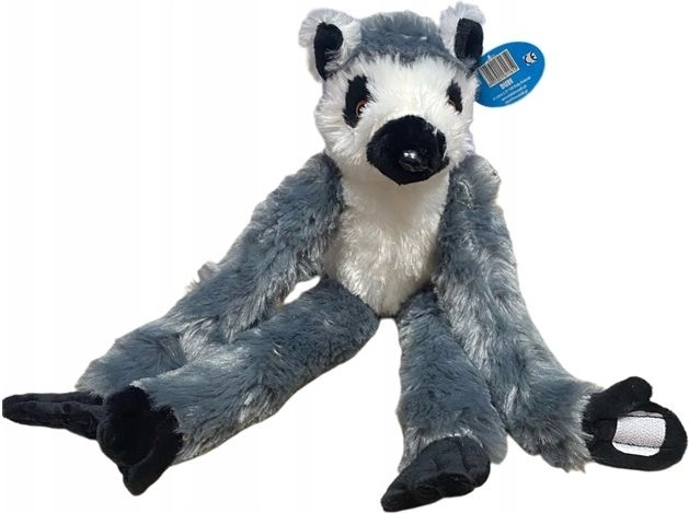 Plišasti lemur s sprijemalnim trakom (ježek) 48 cm - 1 kos