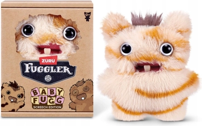ZURU Fuggler Baby Fuggs Screech rjava plišasta igračka