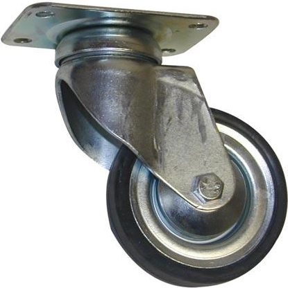 Vrtljivo kolesce 85 mm za zabojnike in trde površine