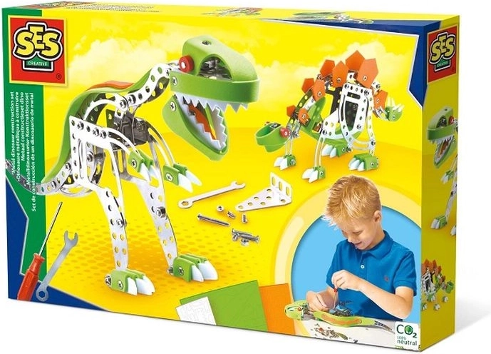 SES Creative kovinski konstrukcijski set dinozavri