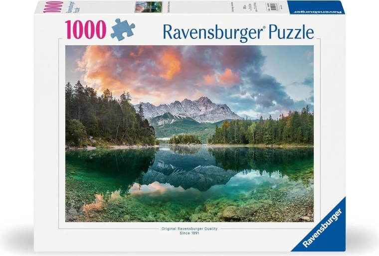 Ravensburger sestavljanka Zugspitze pri jezeru Eibsee 1000 koščkov