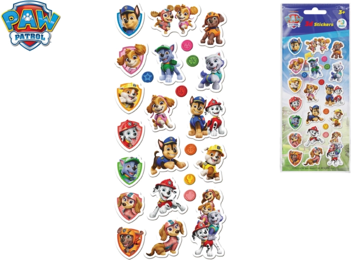 Paw Patrol 3D Sticker Set