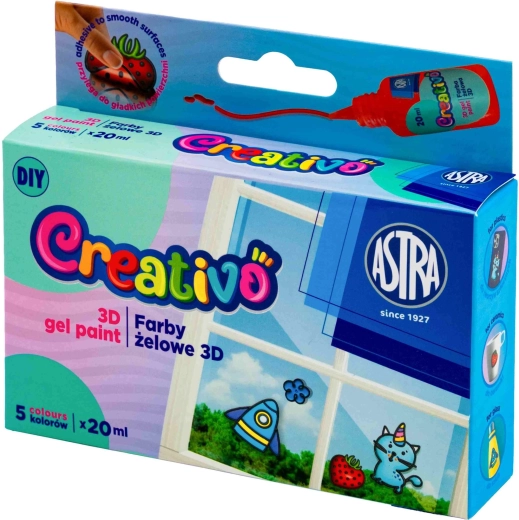 Astra Creativo barve za gelne nalepke 5×20 ml