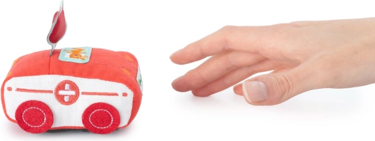 Lilliputiens navijajoče se plišasto reševalno vozilo z lisico Alice