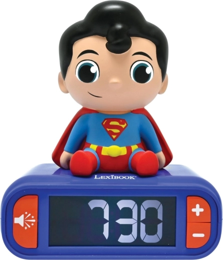 Lexibook budilka SUPERMAN s svetlečo figurico