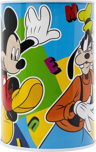 Disney Mickey Mouse Piggy Bank, Cylinder 10 × 15 cm - 1 piece