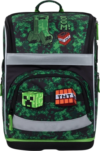 Šolska aktovka Baagl Zippy Plus MINECRAFT Boom
