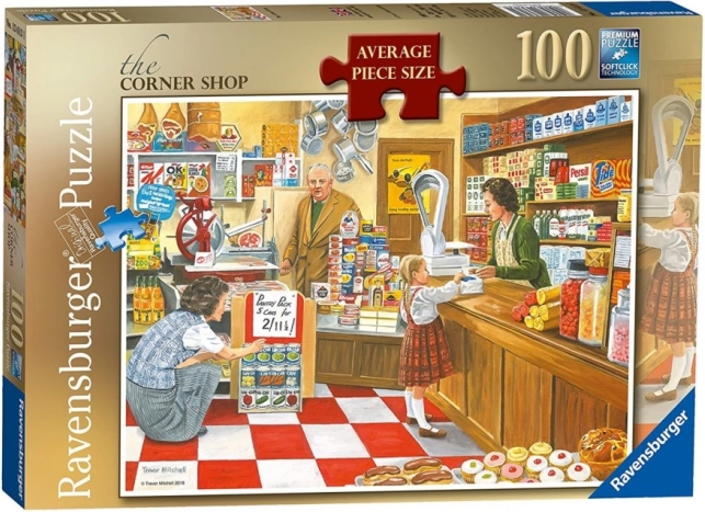 Ravensburger sestavljanka Trgovina na vogalu 100 kosov