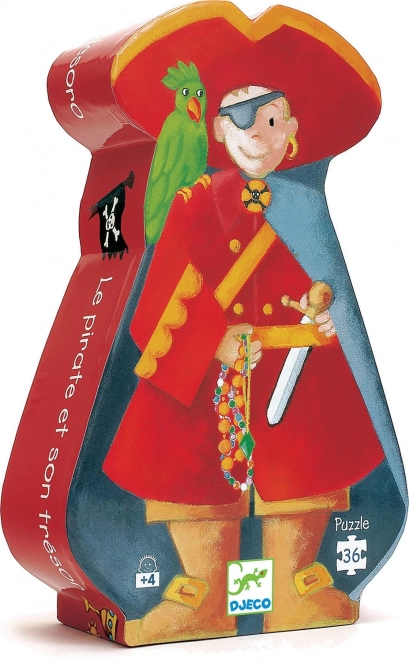 DJECO Sestavljanka Pirat 36 kosov