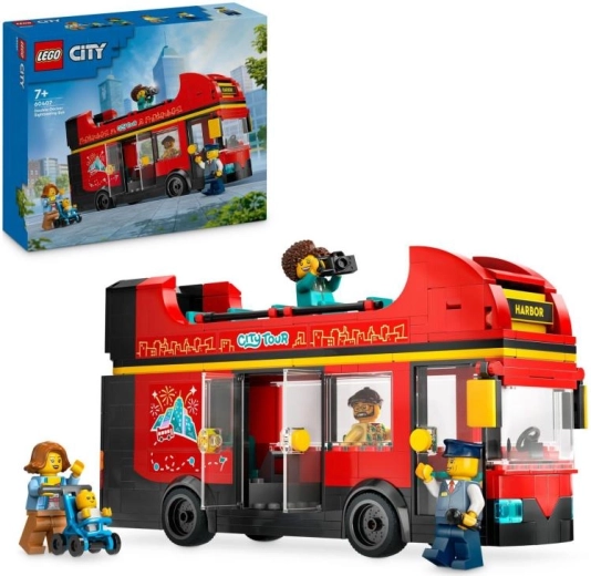 LEGO City rdeči dvonadstropni avtobus