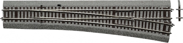 Roco Line Kretnica WR10 enojna desna s podložjem - 42581