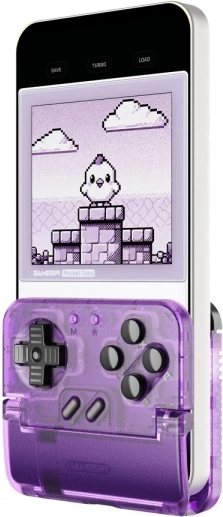 GameSir Pocket Taco navpični mobilni krmilnik vijolične barve