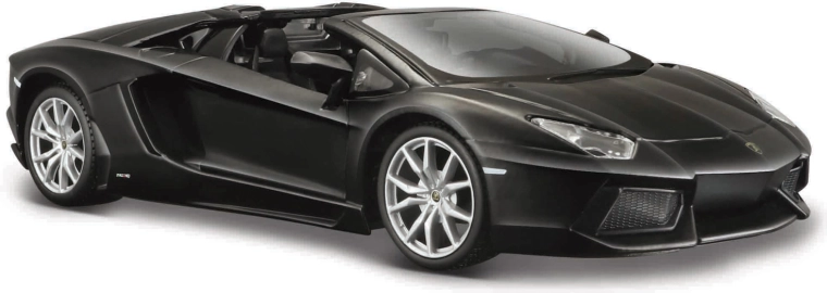 Maisto Lamborghini Aventador LP 700-4 Roadster specialna izdaja modela avtomobila 1:24 mat črn