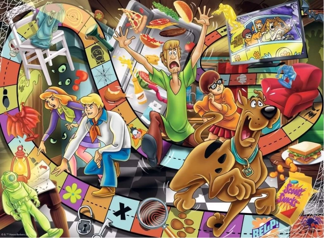 Ravensburger sestavljanka SCOOBY-DOO Srhljiva igra 200 kosov