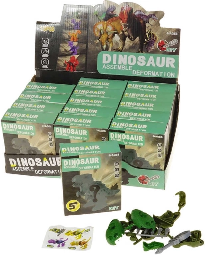 Dinozaver vijačna sestavljanka z orodjem in presenečenjem – 1 kos