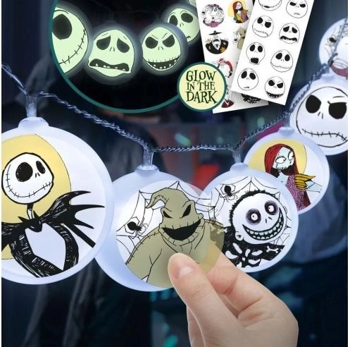 Svetlobna veriga z motivom Nightmare Before Christmas