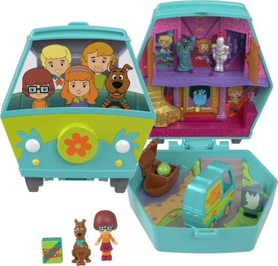 Polly Pocket kompaktni igralni set SCOOBY-DOO s figuricami in dodatki