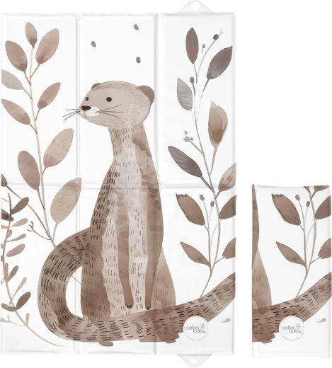 Potovalna previjalna podloga Ceba Baby Basic Clever Otter 60 × 40 cm