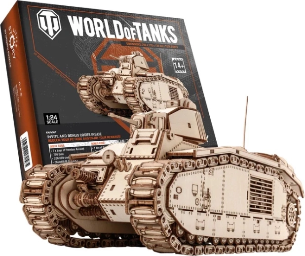 Little Story 3D lesena sestavljanka World of Tanks Char B1