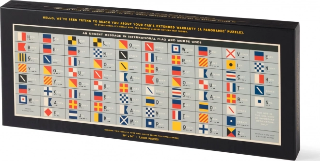 Galison panoramska sestavljanka Pomembno sporočilo 1000 kosov