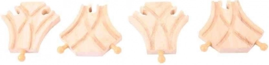 Velik komplet simetričnih železniških izmenjevalnikov 4 kosi