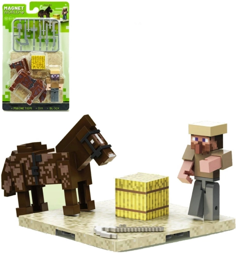Magnet World 3D Magnetic Building Set – Knight and Horse