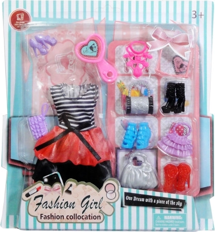 Oblačilo in dodatki za punčko 29 cm