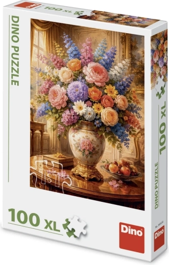 Dino puzzle Flower Still Life XL 100 pieces