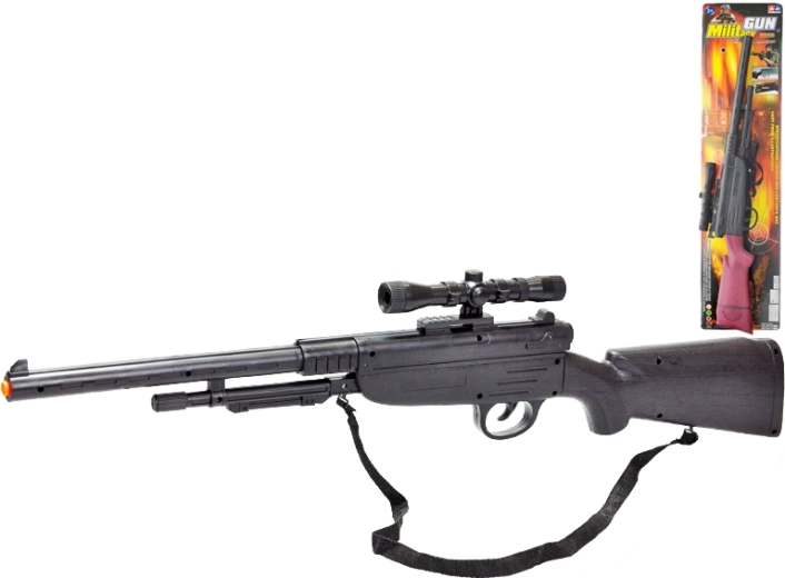 Otroška klapajoča puška 67 cm – plastična igrača za male avanturiste