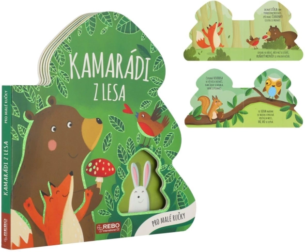 Knjižica Prijatelji iz gozda za najmlajše 20 × 20 cm (12m+)