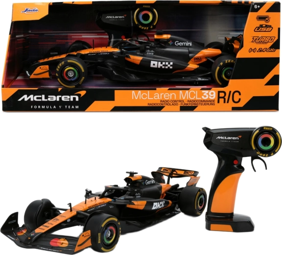 Daljinsko vodeni dirkalni avtomobil McLaren MCL39 Formula 1 v merilu 1:16