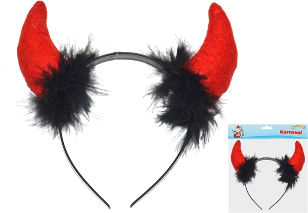 Plastični hudičevi rogovi za karneval