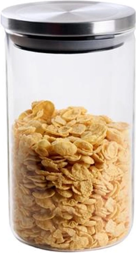 Steklena posoda z nerjavninskim pokrovom TORO 950 ml iz borosilikatnega stekla