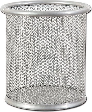 Metal pencil cup CONCORDE, silver